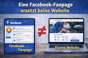 Warum eine Facebook-Fanpage keine Website ersetzt (gerade für Unternehmen in Gotha)
